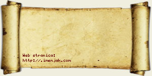 Jablana Vlahović vizit kartica